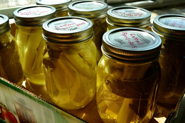 Don't forget to tighten the lids once removed from the boil!